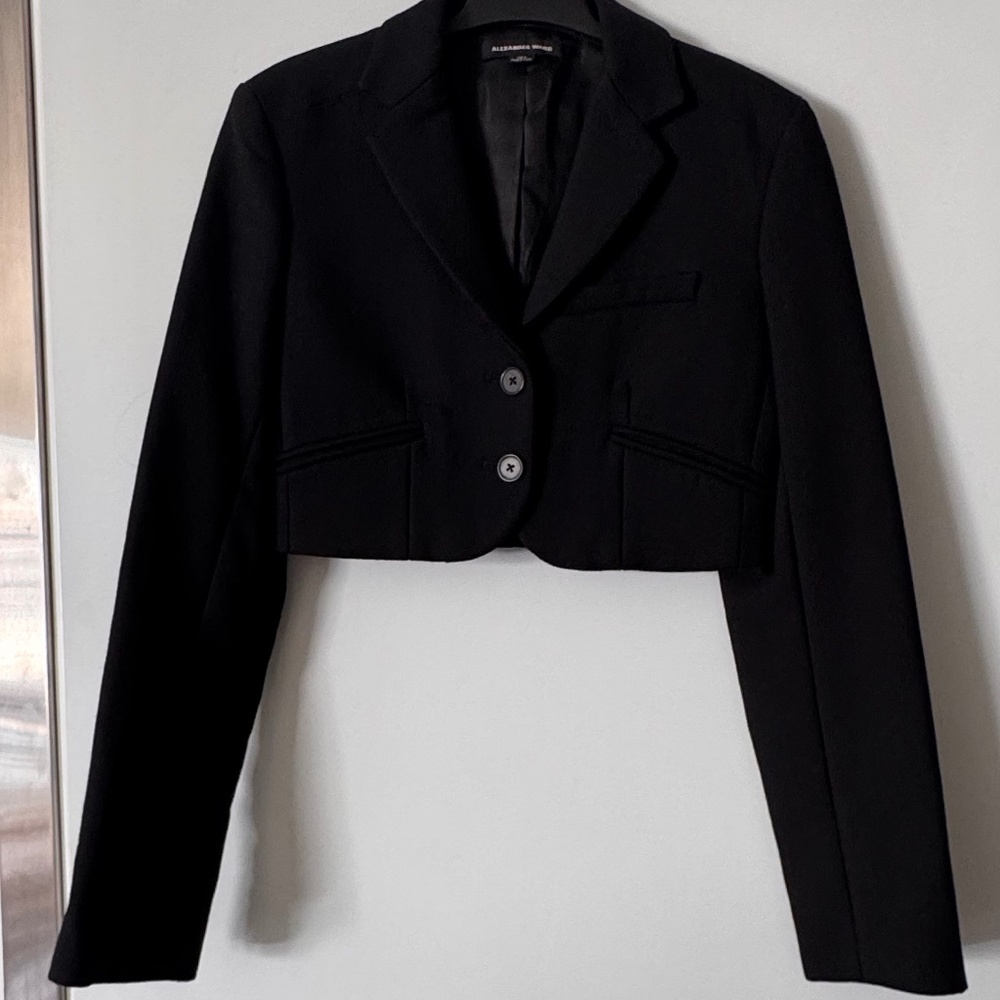 Cropped wool blazer Alexander Wang